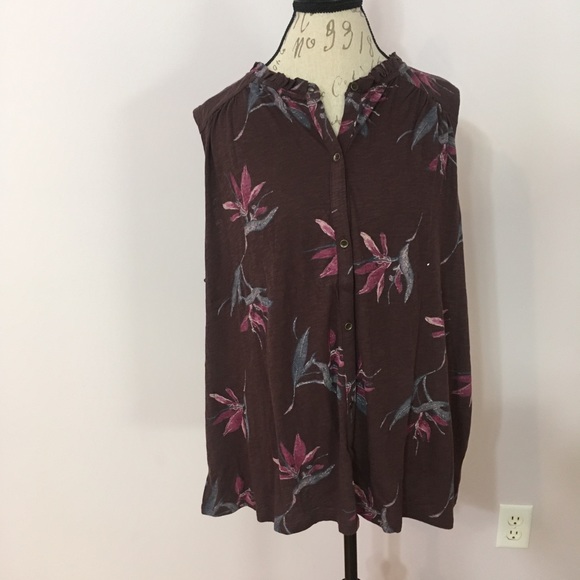 Lucky Brand Tops - NWT Lucky Brand Floral (Plus Size) Blouse